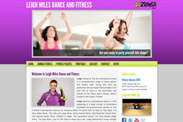 Wordpress CMS Leigh Miles Fitness