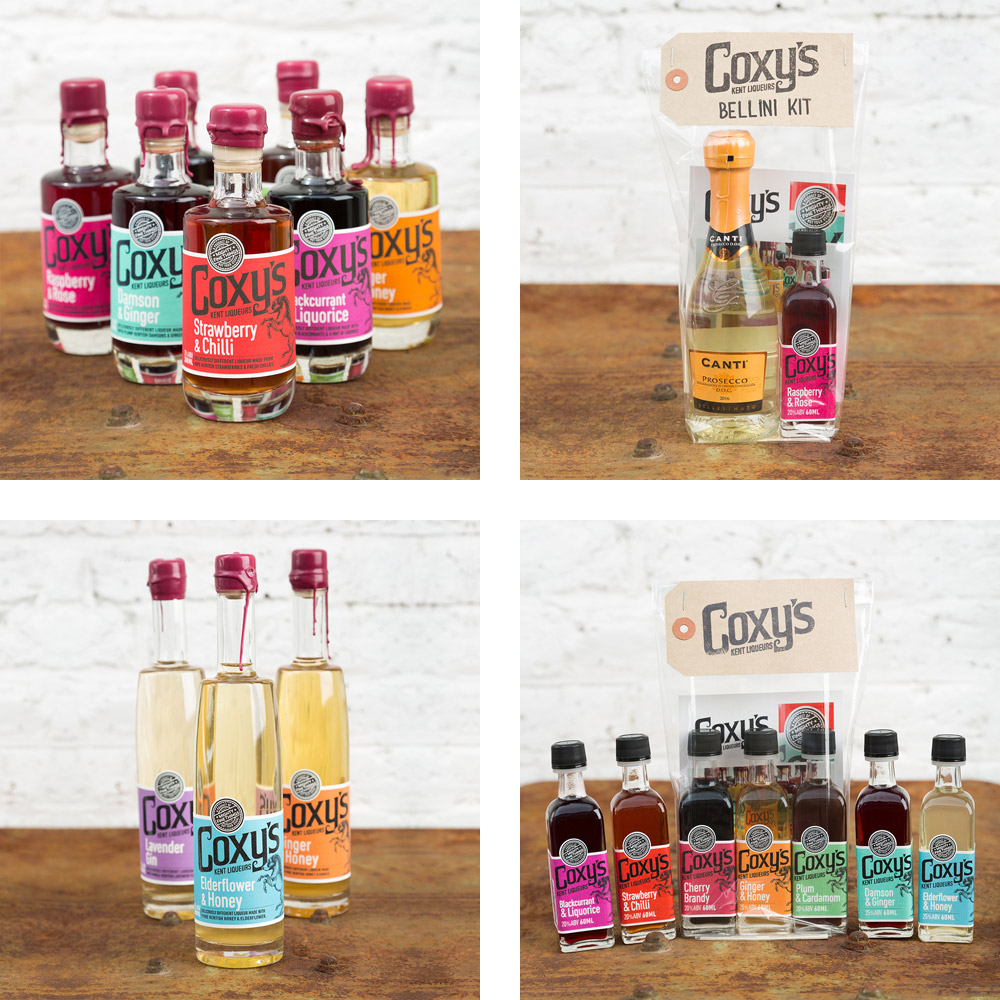 Coxy’s Liqueurs Product Photography