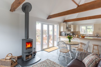 Interior Photography - Kent Holiday cottage - Wood burner