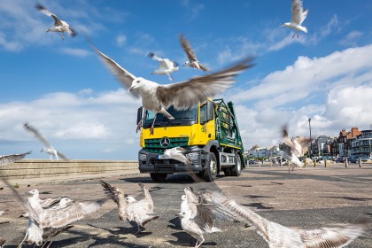 Photography - Skip Lorry - Thanet Waste Services - Herne Bay, Kent