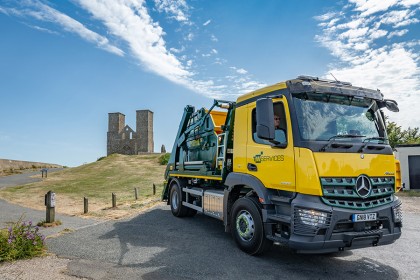 Photography - Skip Lorry - Thanet Waste Services - Reculver, Kent