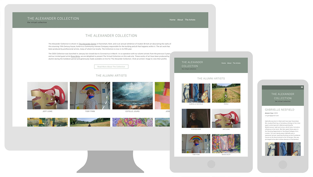 The Alexander Collection – Web Design