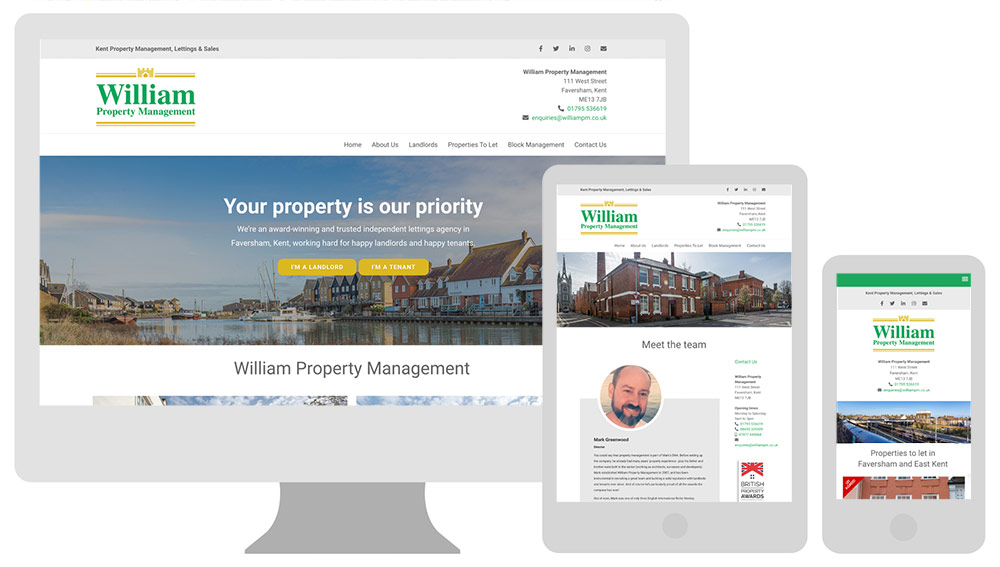 Web Design & Photography – William Property Management