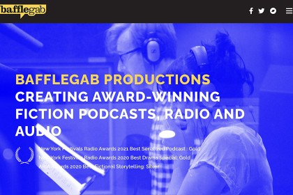 Bafflegab Productions - Web Design