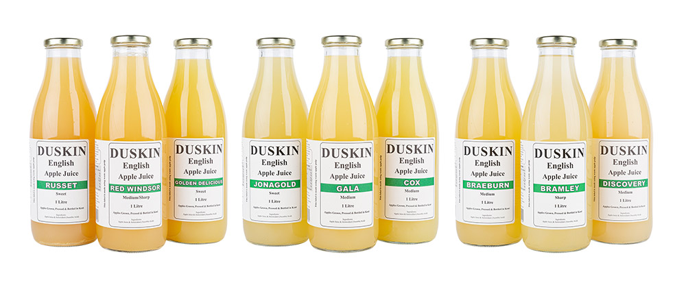 Duskin Apple Juice – Product Photography