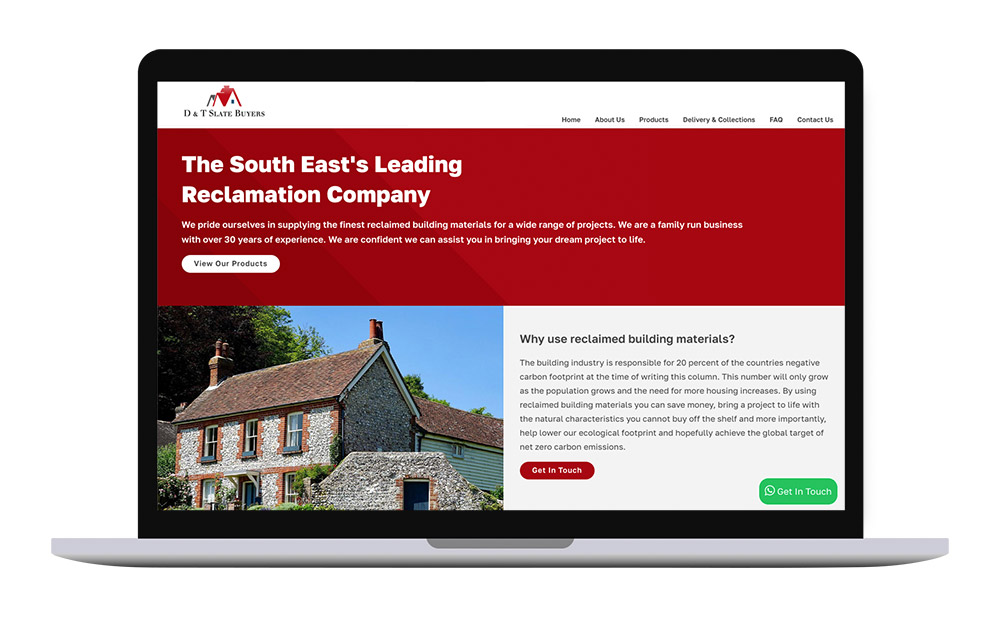 D&T Slate Buyers – Website Design