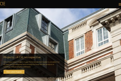 CIE London - Website Design - Faversham, Kent