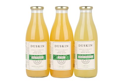 Duskin Apple Juice - Web design & Photography