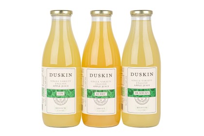 Duskin Apple Juice - Web design & Photography