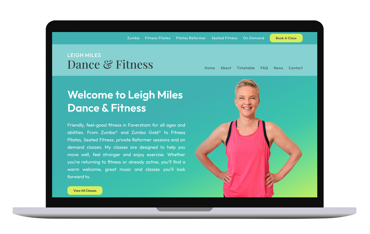 Leigh Miles Dance & Fitness – Redesign